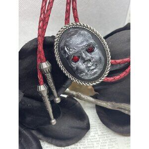 BLOOD EYES Gothic Wedding Western Southwest Demon DEAD Baby Doll Skull Bolo tie